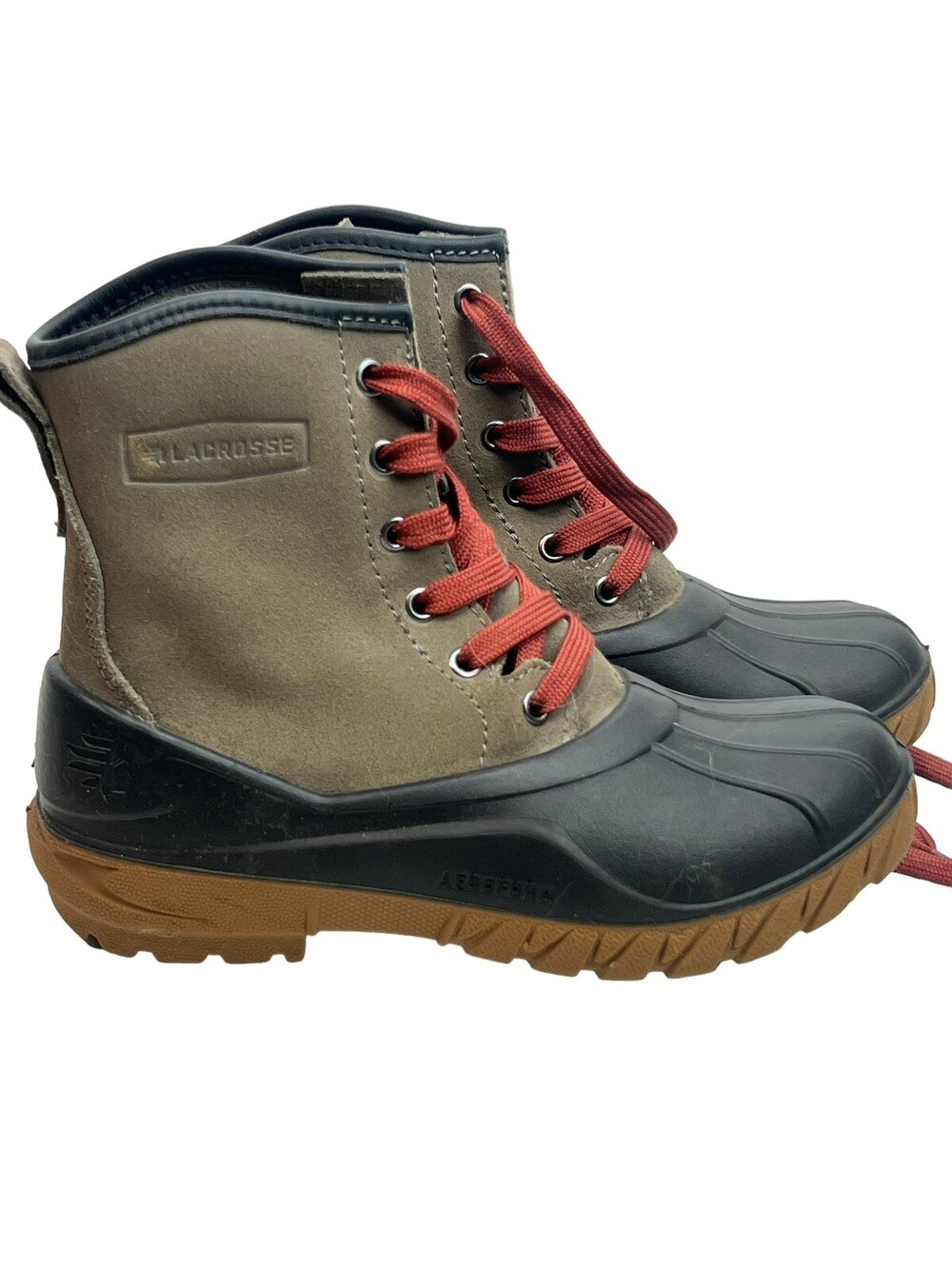 LACROSSE Aero Timber Top Lace-Up GRAY/BLACK Women Boots Size 6 / 37.5  664505